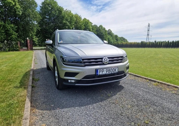 Volkswagen Tiguan cena 99000 przebieg: 78000, rok produkcji 2018 z Sława małe 254